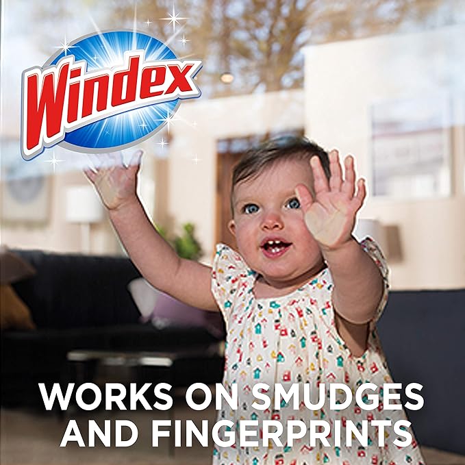 Windex Wipes Glass Cleaning Ammonia Free, Pre-Moistened Wipes - Image 3
