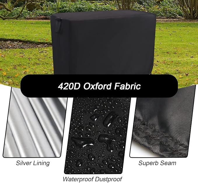 Kingling Outdoor Prep Table Covers, Waterproof Stainless Steel Table Cover - Image 5