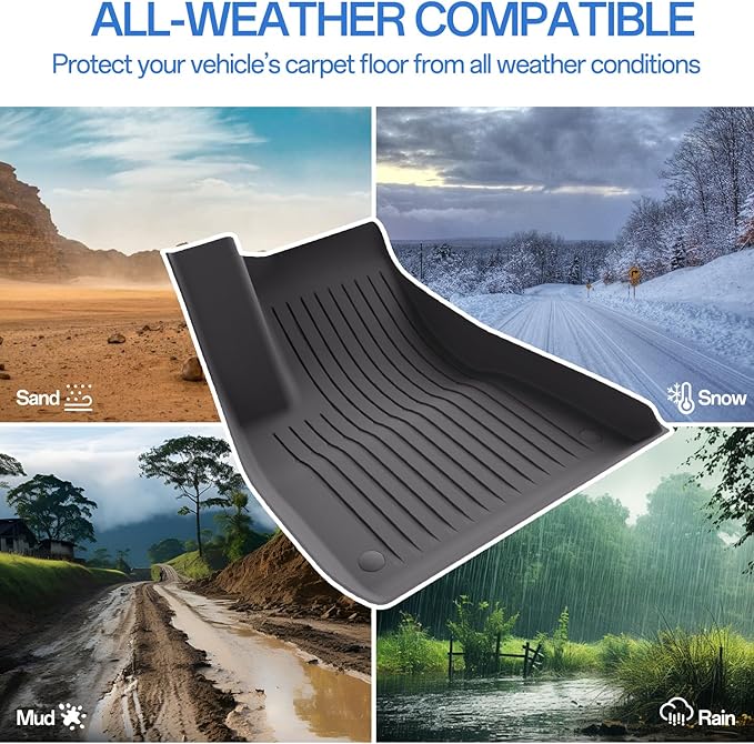 Floor Mats Fits for Tesla Model 3 2023-2018 - Image 3