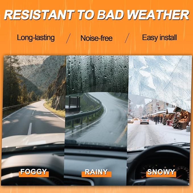 HULADAED® 26''+17''+14'' Windshield Wipers Replacement - Image 6