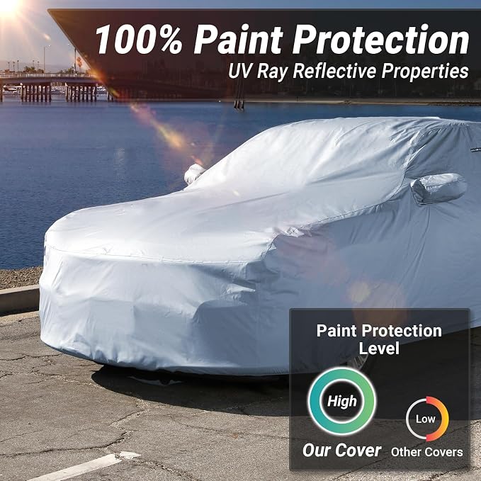 iCarCover Premium Car Cover for 1933-1942 Chevy Master Heavy Duty Waterproof - Image 3