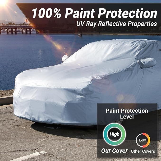 iCarCover Premium Car Cover for 2010-2025 Porsche Panamera Heavy Duty - Image 3