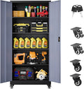 75" Tall Metal Storage Cabinet by SISESOL