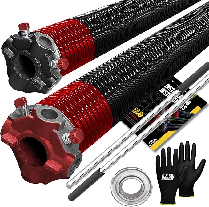 Garage Door Torsion Spring 225x1.75x31 Includes 1” Steel Bearing, Non-Slip by GASHardware
