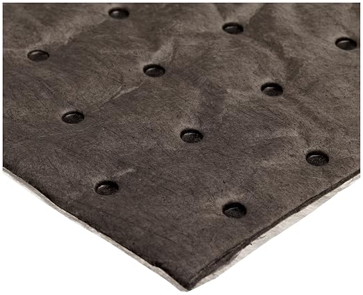 Oil-Dri L91001 15" W x 19" L Universal Middle Weight Bonded Perforated Pads by OilDri