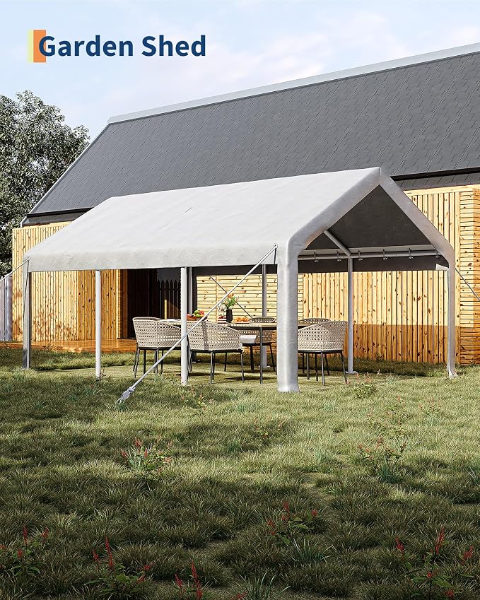 12x20 Ft Carport, Car Port - Image 4