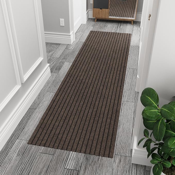 Ottomanson 2'7" x 5' Mud Mat Area Rug Scraper Carpet by Ottomanson