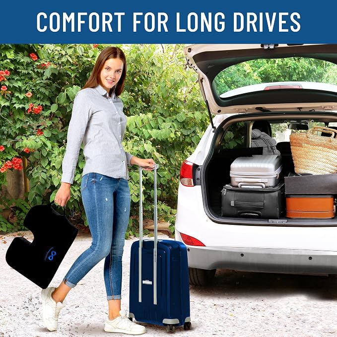 Everlasting Comfort Memory Foam Car Seat Cushion - Image 7