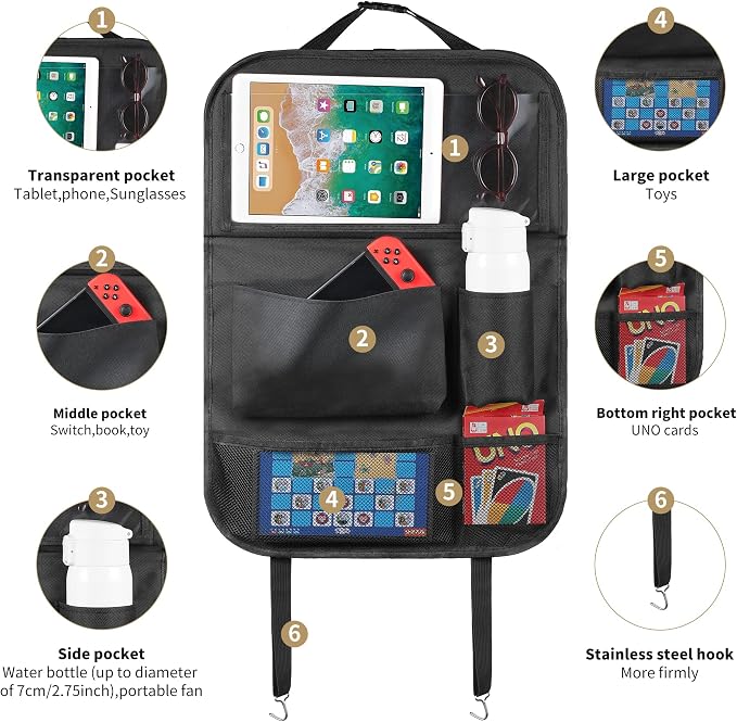 LUCMO Car Backseat Organizer - Image 8