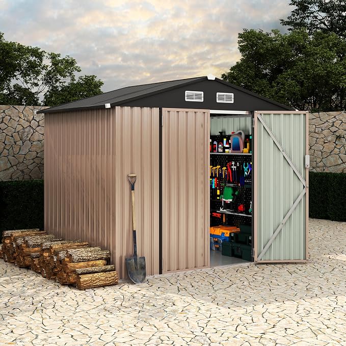 6x8x6.4 FT Outdoor Storage Sheds - Image 8