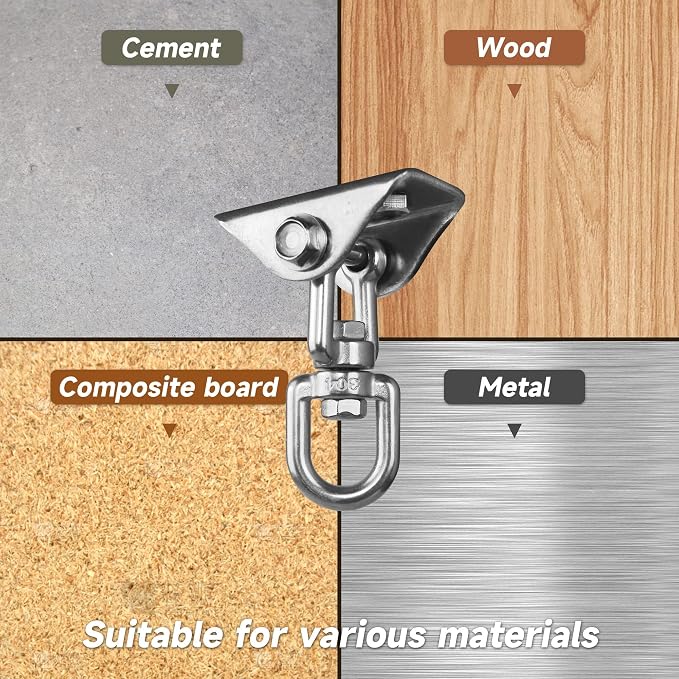 Heavy Duty Swing Hangers for Wooden Sets 2000 LB Capacity Hammock Hanger 360 - Image 4