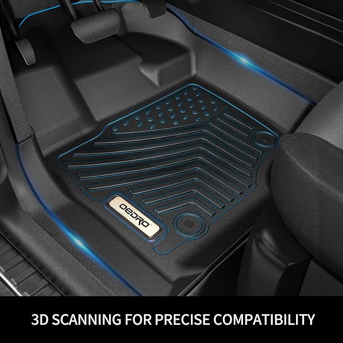 OEDRO Floor Mats 2 Row Liner Set Compatible - Image 2