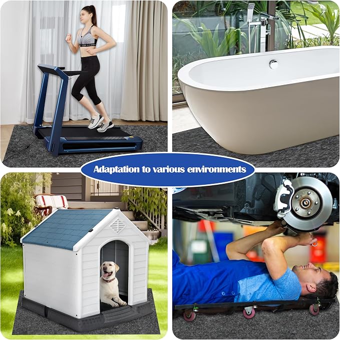 Ogrmar 6 x 8.2 FT Outdoor Storage Shed Mat, Waterproof Storage Shed Flooring Mat - Image 4