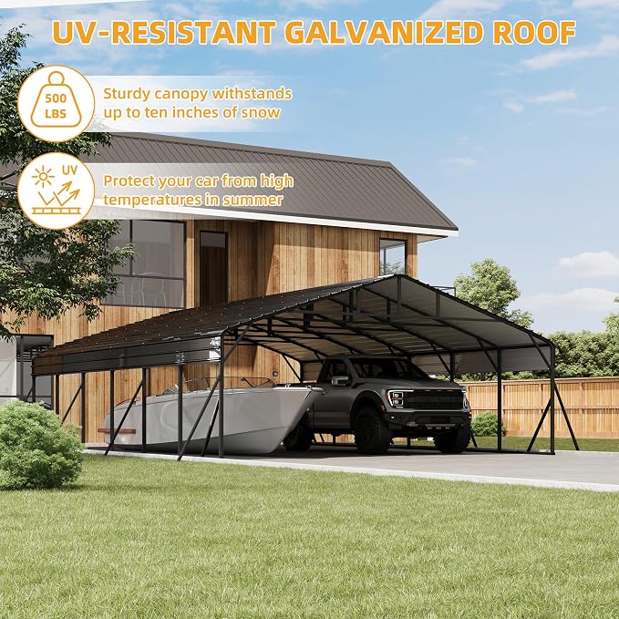 20x30FT Metal Carport Kits - Image 5