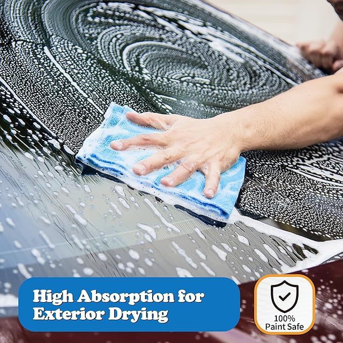 FIXSMITH Shop Towels, Microfiber Cleaning Cloth Bulk, Microfiber Towels - Image 5