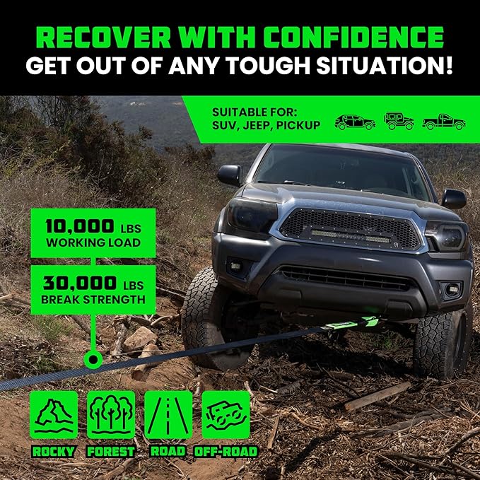 Rhino USA Recovery Tow Strap - Image 4