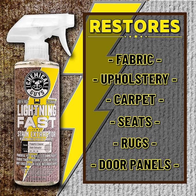 Chemical Guys SPI_191_16 Lightning Fast Carpet and Upholstery Stain Extractor - Image 2