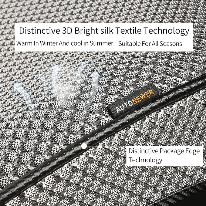 Auto Newer Breathable Universal Four Seasons Car Seat Covers，Luxury Car Seat - Image 2