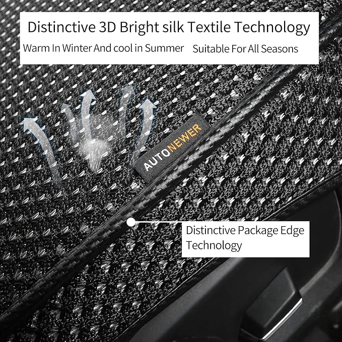 Auto Newer Breathable Universal Four Seasons Car Seat Covers, Luxury Car Seat - Image 2