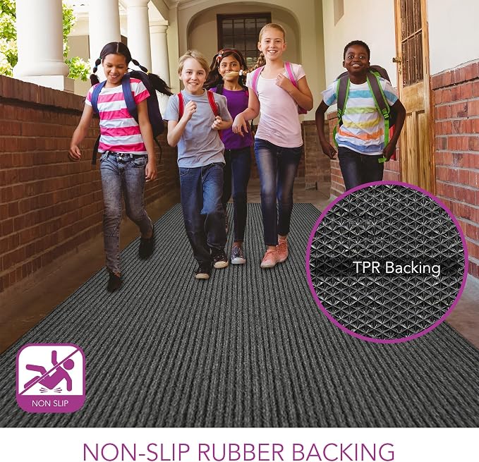 iCustomRug Spartan Weather Warrior Indoor/Outdoor Utility Ribbed Carpet Runner - Image 8