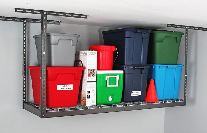 MonsterRax Overhead Garage Storage Rack 2 x 6 Ceiling Rack - Image 3