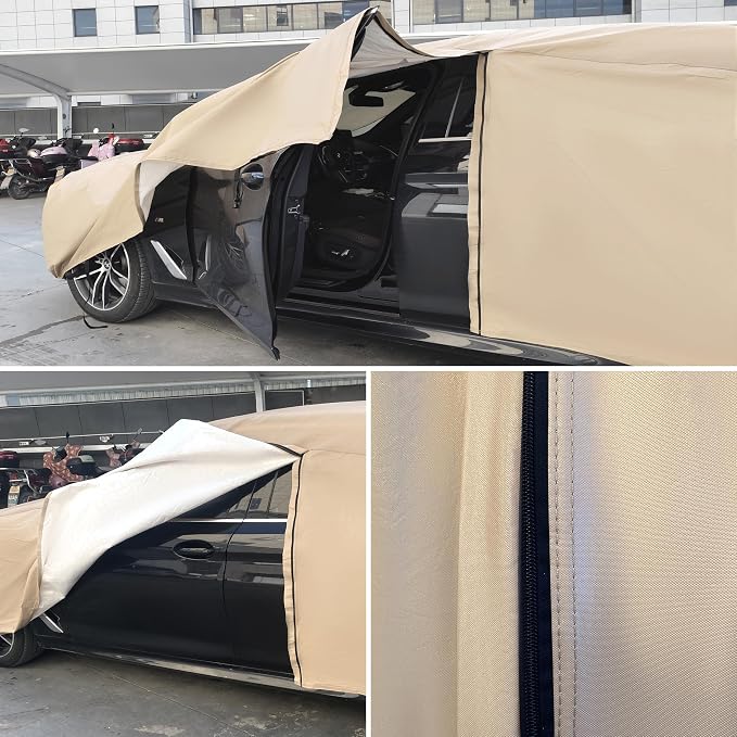Heavy Duty Outdoor Car Cover Compatible - Image 5